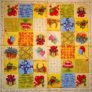 054 Glück - 1-ply (Crinkle/Spots) - Waved Edge